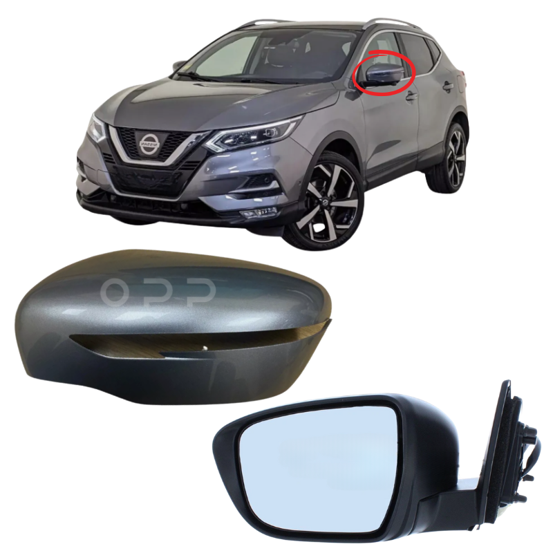 Nissan Qashqai J11 2014-2021 Wing Mirror Complete Painted Grey KAD