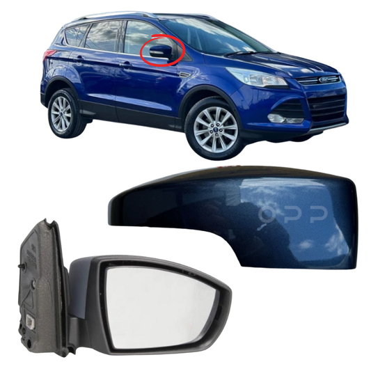 Ford Kuga 2012-2019 Door Wing Mirror Complete Painted Chrome Blue