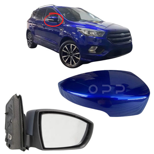 Ford Kuga 2012-2019 Door Wing Mirror Complete Painted Deep Impact Blue