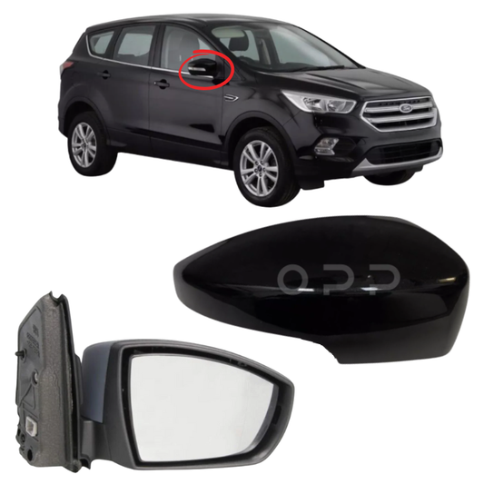 Ford Kuga 2012-2019 Door Wing Mirror Complete Painted Panther Black
