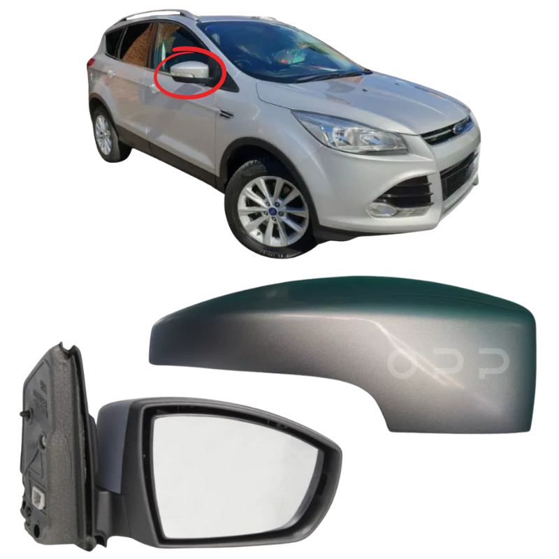 Ford Kuga 2012-2019 Door Wing Mirror Complete Painted Moondust Silver