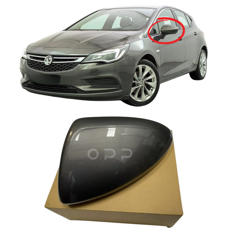 Vauxhall Astra K 2015-2021 Door Wing Mirror Cover Painted Cosmic Grey Z10A