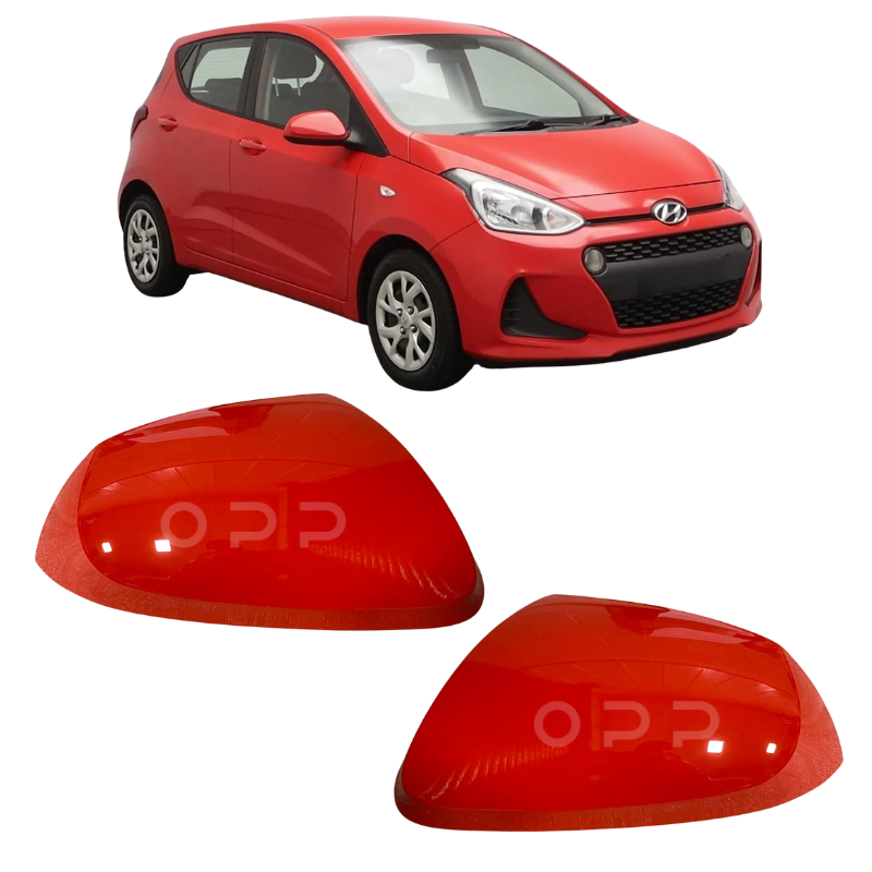 Hyundai i10 2013-2021 Door Wing Mirror Cover Painted Tomato Red