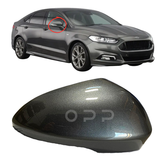 Ford Mondeo 2014-2021 Door Wing Mirror Cover Painted Magnetic Grey