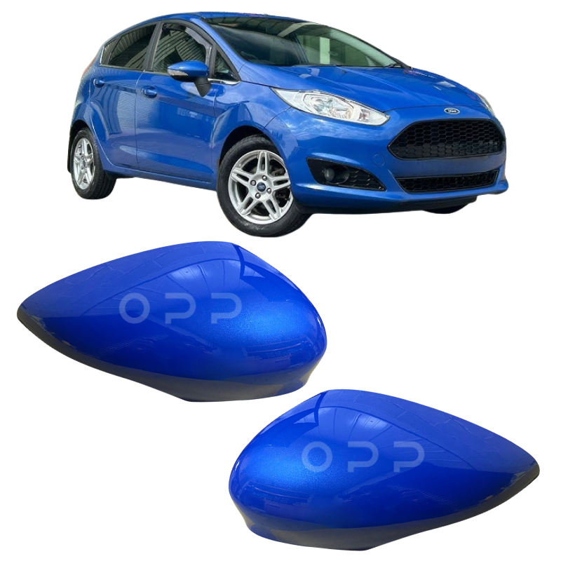 Ford Fiesta 2008-2017 Door Wing Mirror Cover Painted Nautical Blue
