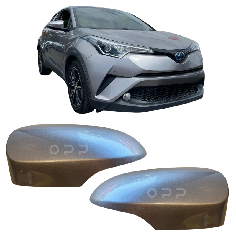 Toyota CH-R 2016-2023 Door Wing Mirror Cover Painted Metallic Grey