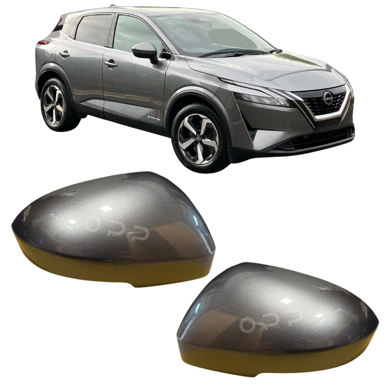 Nissan Qashqai 2021-2024 Door Wing Mirror Cover Painted KAD Grey