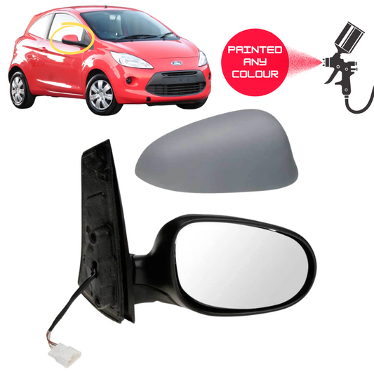Ford KA 2008-2016 Door Wing Mirror Complete Painted Electric