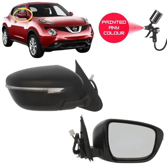 Nissan Juke 2014-2019 Door Wing Mirror Complete Painted Electric