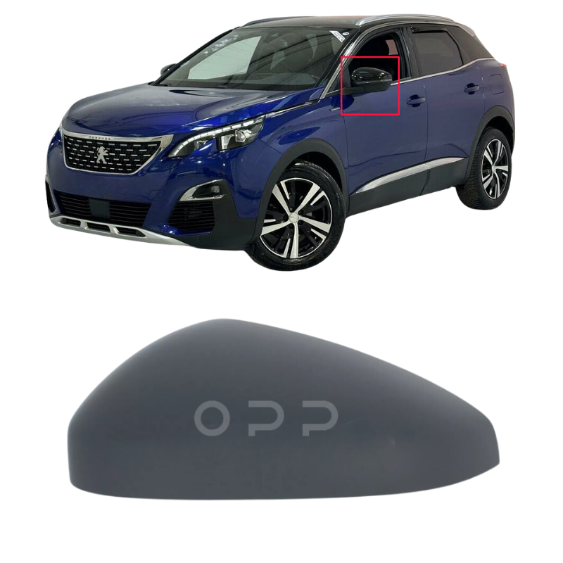 Peugeot 3008 2009- Door Wing Mirror Cover Painted