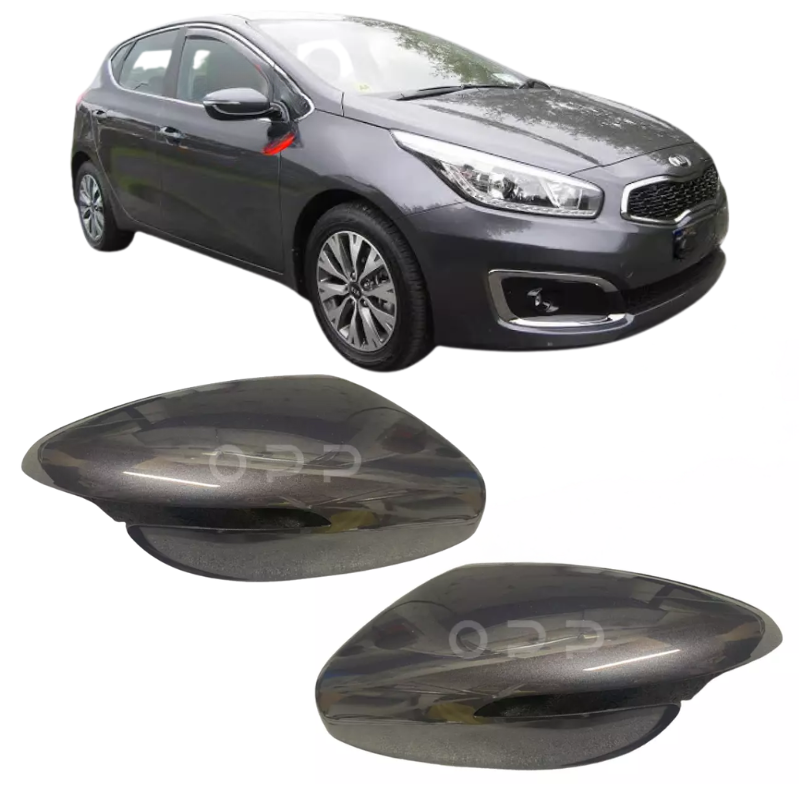 Kia Ceed 2012-2018 Door Wing Mirror Cover Painted Grey Metallic