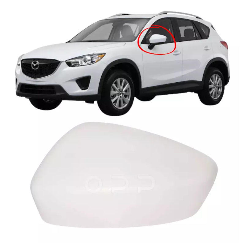 Mazda CX-5 2012-2015 Door Wing Mirror Cover Painted White