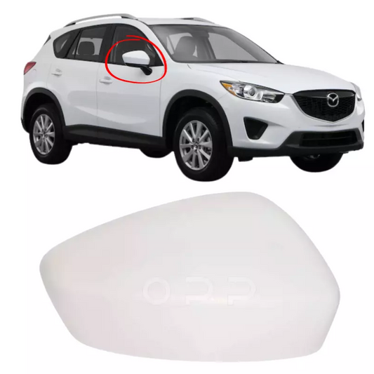 Mazda CX-5 2012-2015 Door Wing Mirror Cover Painted White