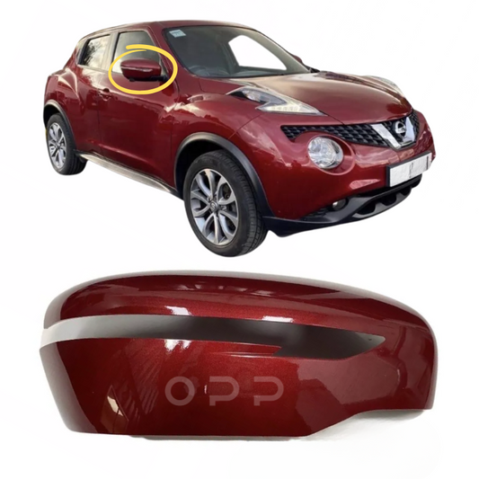 Nissan Juke 2014-2019 Door Wing Mirror Cover Painted Majestic Red NAJ