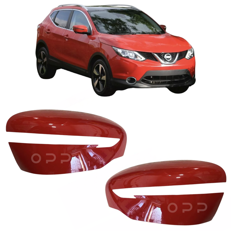 Nissan Qashqai 2014-2021 Door Wing Mirror Cover Painted Solid Red Z10