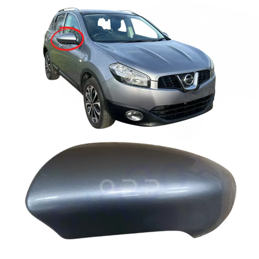 Nissan Qashqai 2006-2014 Door Wing Mirror Cover Painted Titanium Met KAQ