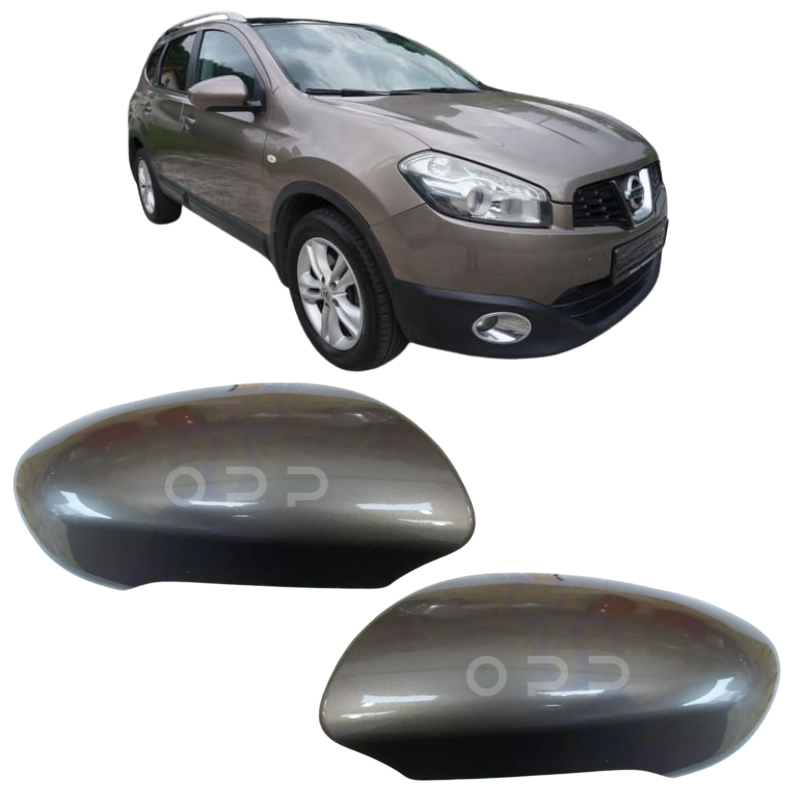 Nissan Qashqai 2006-2014 Door Wing Mirror Cover Painted Café Latte C30