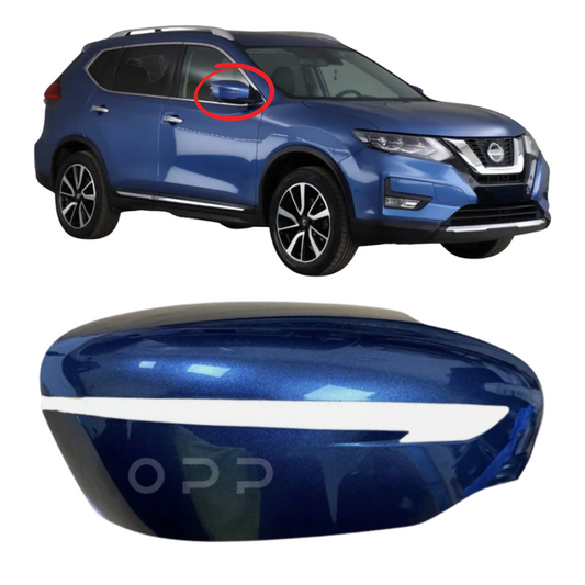 Nissan X-Trail 2014-2022 Door Wing Mirror Cover Painted Dark Blue RAQ
