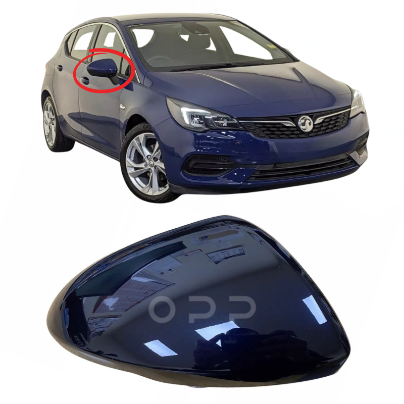 Vauxhall Astra K 2015-2021 Door Wing Mirror Cover Painted Dark Moon Blue Z22X