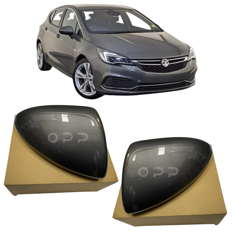Vauxhall Astra K 2015-2021 Door Wing Mirror Cover Painted Asteroid Grey Z190