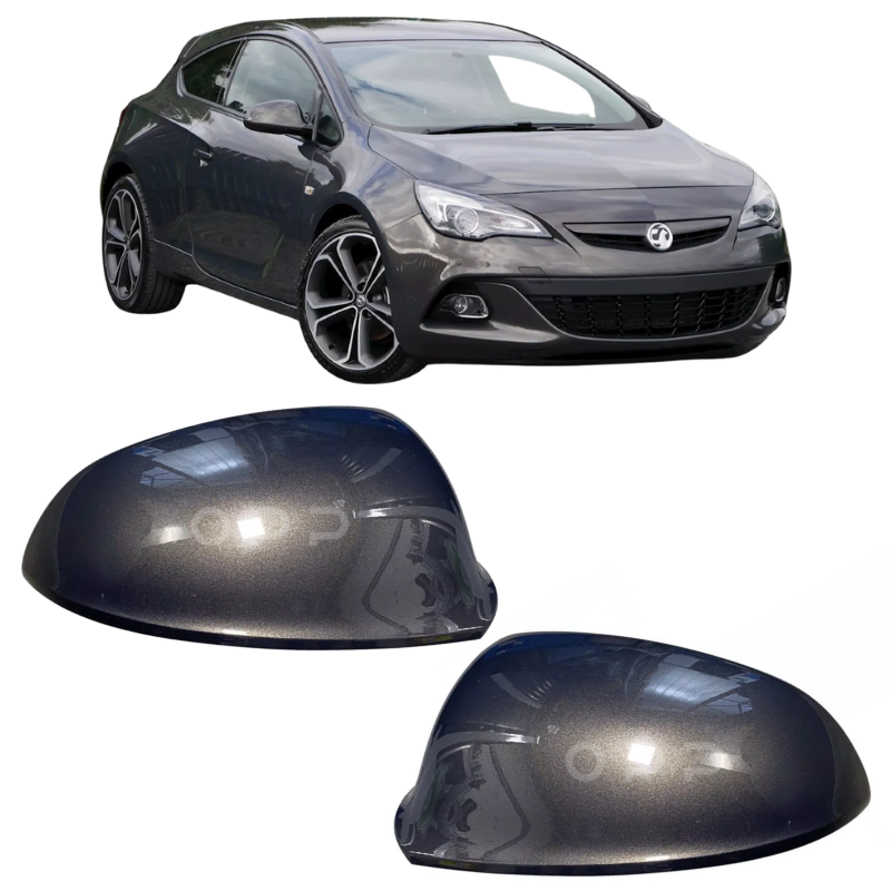 Vauxhall Astra J 2009-2015 Door Wing Mirror Cover Painted Asteroid Grey Z190