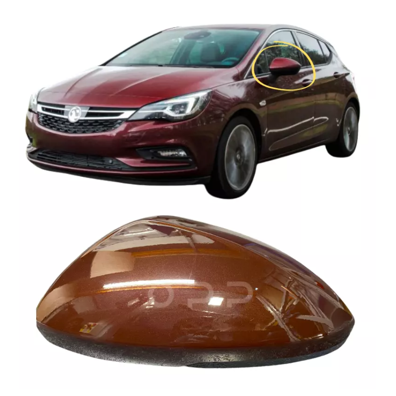 Vauxhall Astra K 2015-2021 Door Wing Mirror Cover Painted Rioja Red 50W