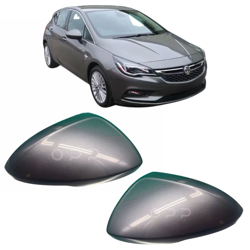 Vauxhall Astra K 2015-2021 Door Wing Mirror Cover Painted Satin Steel Grey