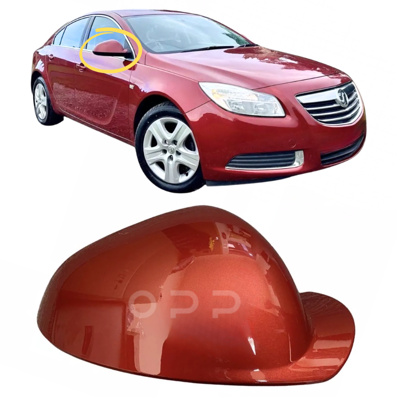 Vauxhall Insignia 2008-2017 Door Wing Mirror Cover Painted Pomegranate Red