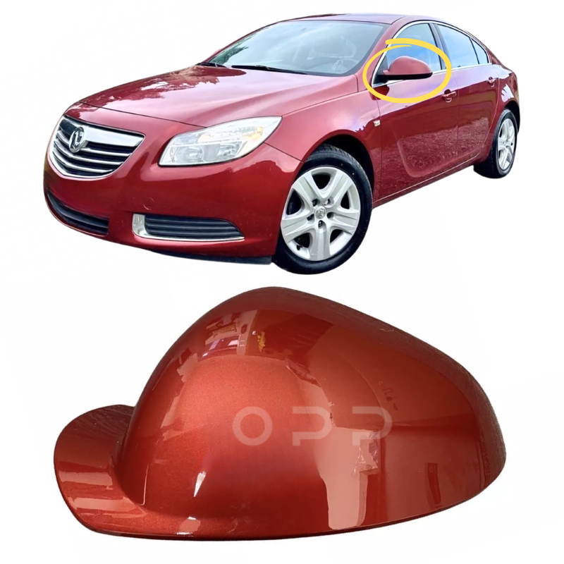 Vauxhall Insignia 2008-2017 Door Wing Mirror Cover Painted Pomegranate Red