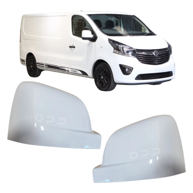 Vauxhall Vivaro 2014-2019 Door Wing Mirror Cover Painted White