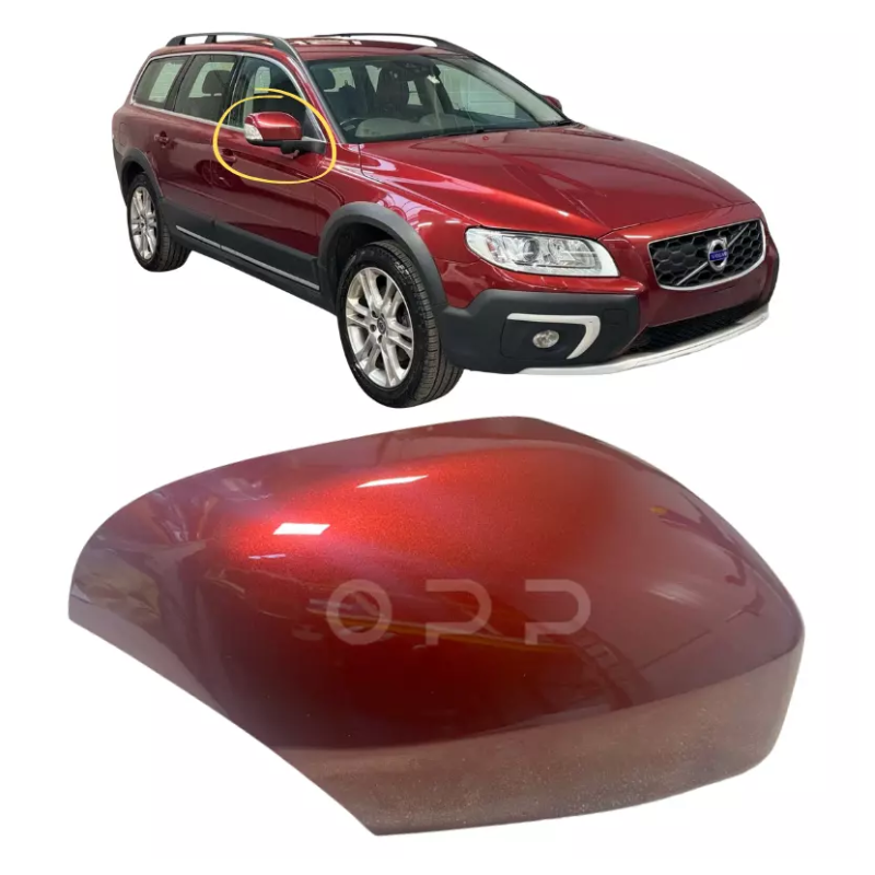 Volvo XC70 2007-2014 Wing Mirror Cover Painted Flamenco Red