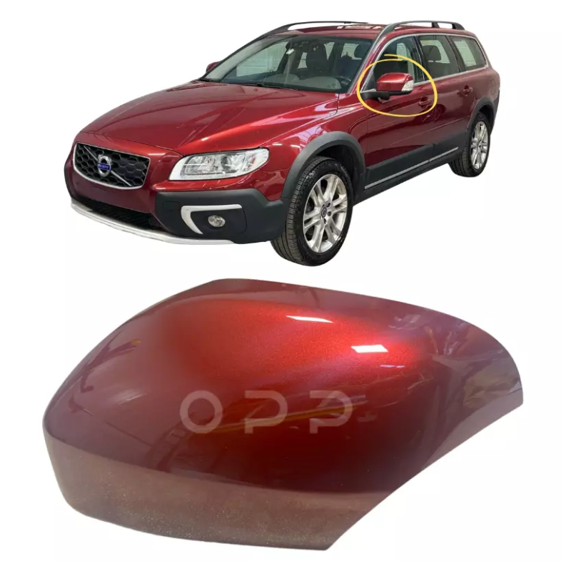 Volvo XC70 2007-2014 Wing Mirror Cover Painted Flamenco Red