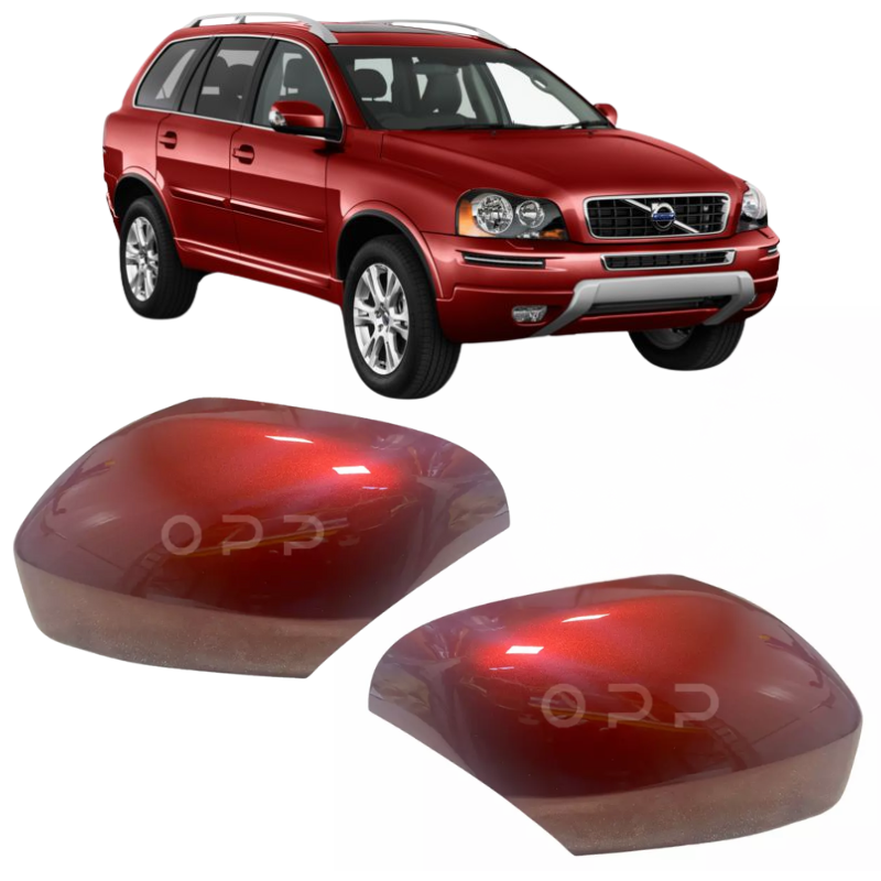 Volvo XC90 2007-2014 Wing Mirror Cover Painted Flamenco Red