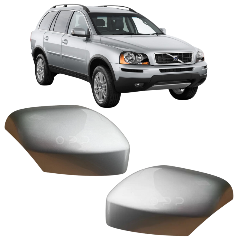 Volvo XC90 2007-2014 Wing Mirror Cover Painted Silver