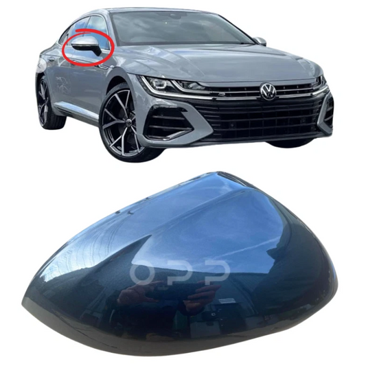VW Arteon 2017-2022 Door Wing Mirror Cover Painted Indium Grey LR7H