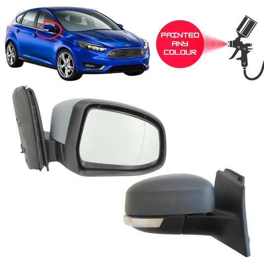 Ford Focus MK3 2011-2018 Door Wing Mirror Complete Electric Painted