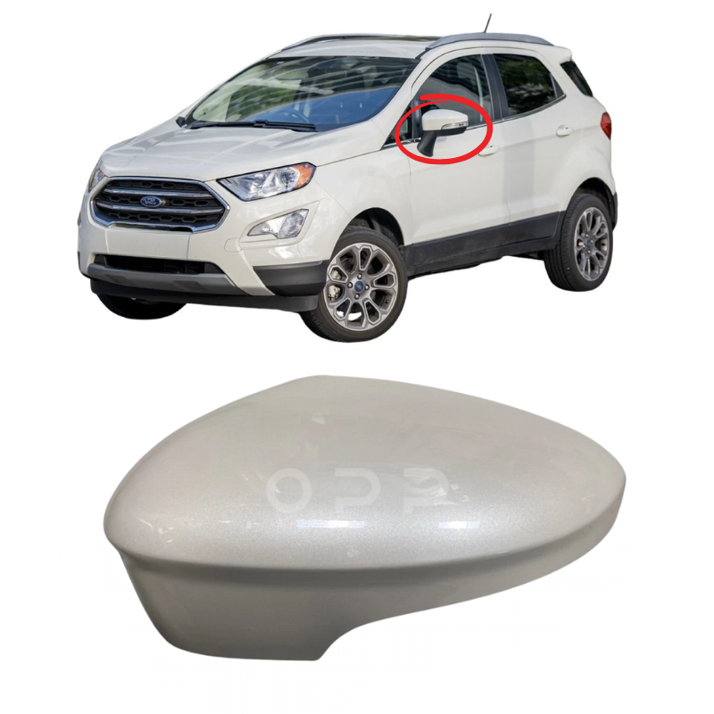 Ford Edge 2016-2019 Door Wing Mirror Cover Painted White Platinum