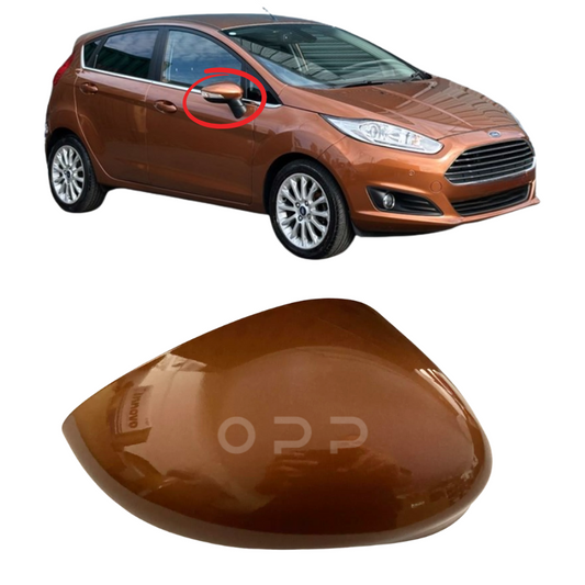 Ford Fiesta 2013-2017 Door Wing Mirror Cover Painted Copper Pulse