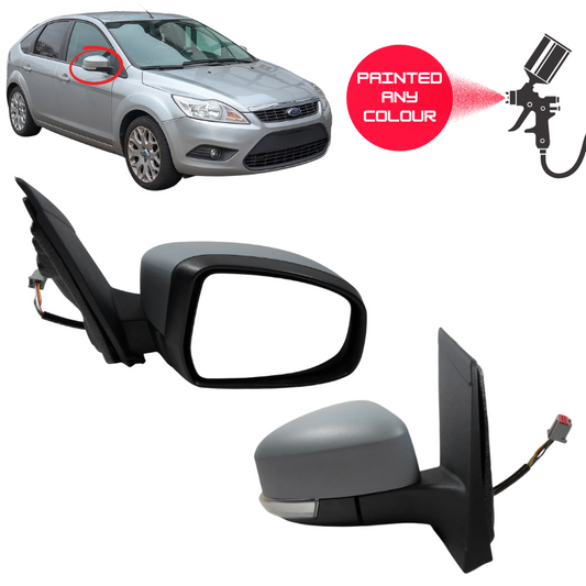 Ford Focus MK2 2008-2011 Door Wing Mirror Complete Electric Painted