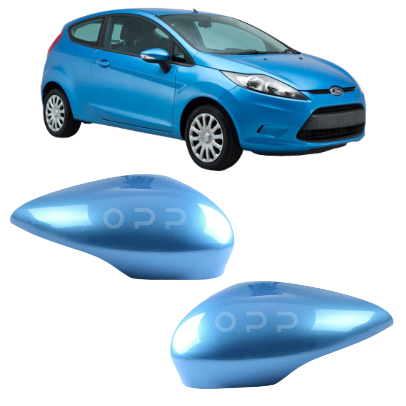 Ford Fiesta 2008-2017 Door Wing Mirror Cover Painted Vision Blue