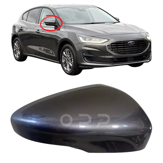 Ford Focus MK4 2018- Door Wing Mirror Cover Painted Magnetic Grey