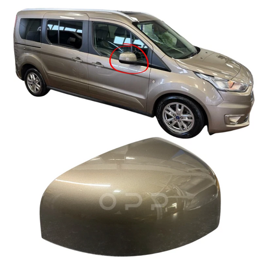 Ford Grand Tourneo Connect 2013-2018 Door Wing Mirror Cover Painted Silver