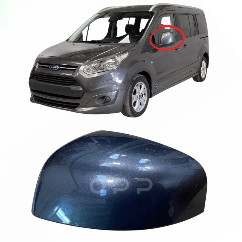 Ford Grand Tourneo Connect 2013-2018 Door Wing Mirror Cover Painted Grey