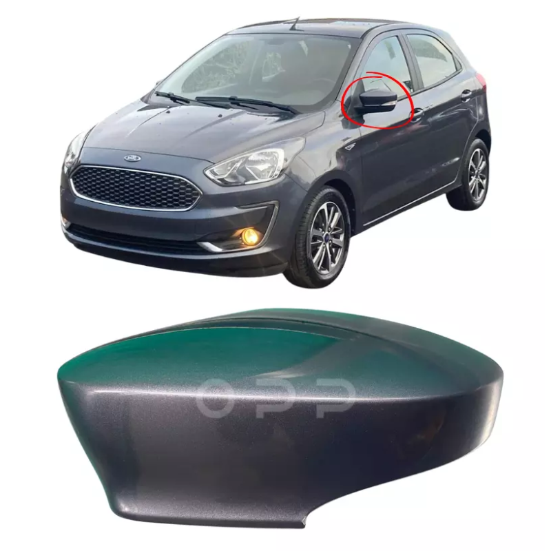 Ford KA+ 2016-2020 Door Wing Mirror Cover Painted Grey
