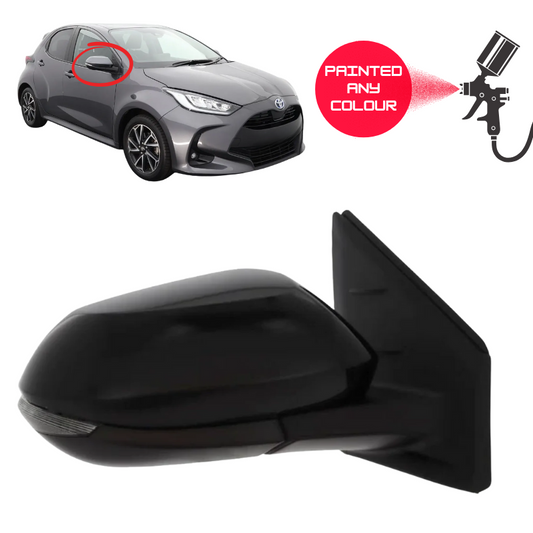 Toyota Yaris 2020- Door Wing Mirror Complete Painted Electric 5 Door