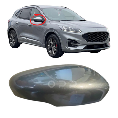 Ford Kuga 2019- Door Wing Mirror Cover Painted Solar Silver + Indicator Lens