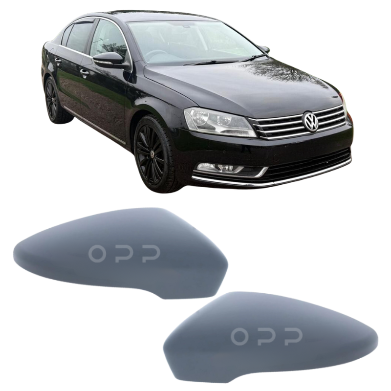 Ultimate Styling Primed Left Wing Mirror Cover For VW Passat MK7 2014-2024 – Passenger Side