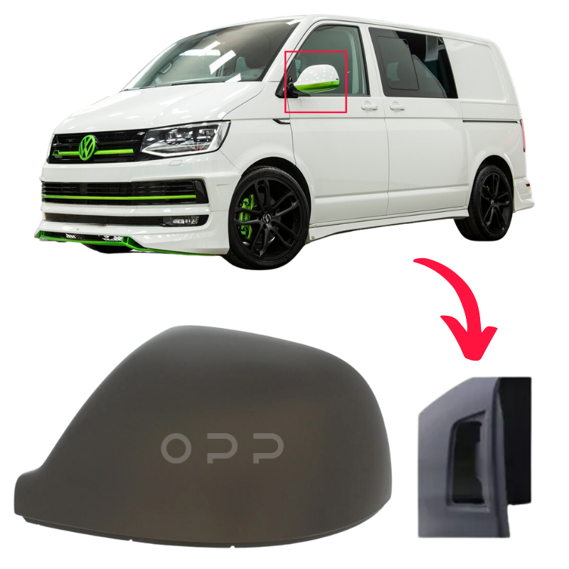 VW T5 T5.1 T6 T6.1 Transporter 2010-2024 Door Wing Mirror Cover Painted